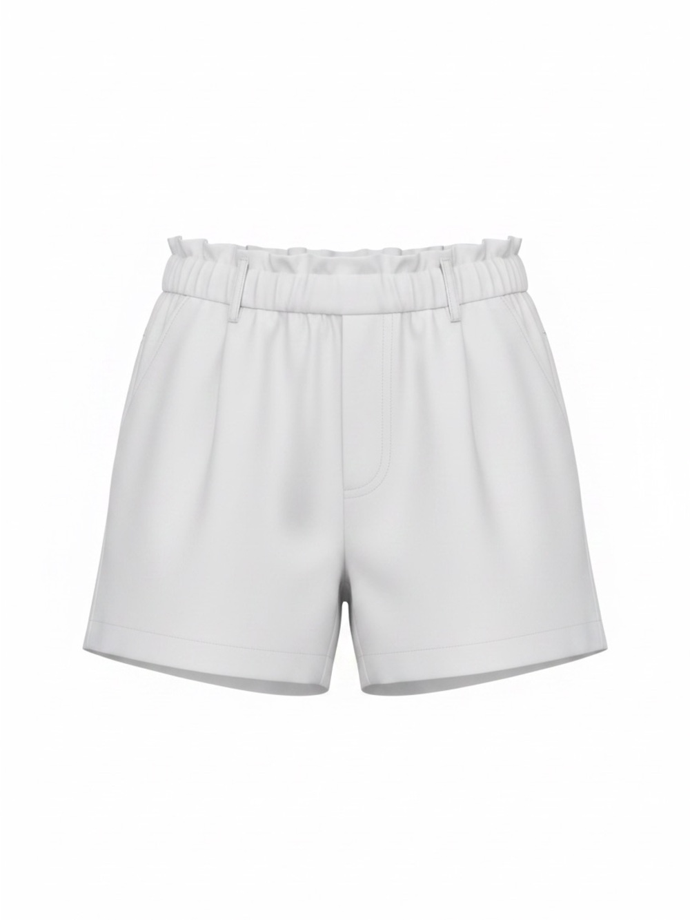 sofia by sofia vergara White High-Waist Paperbag Shorts  NWOT